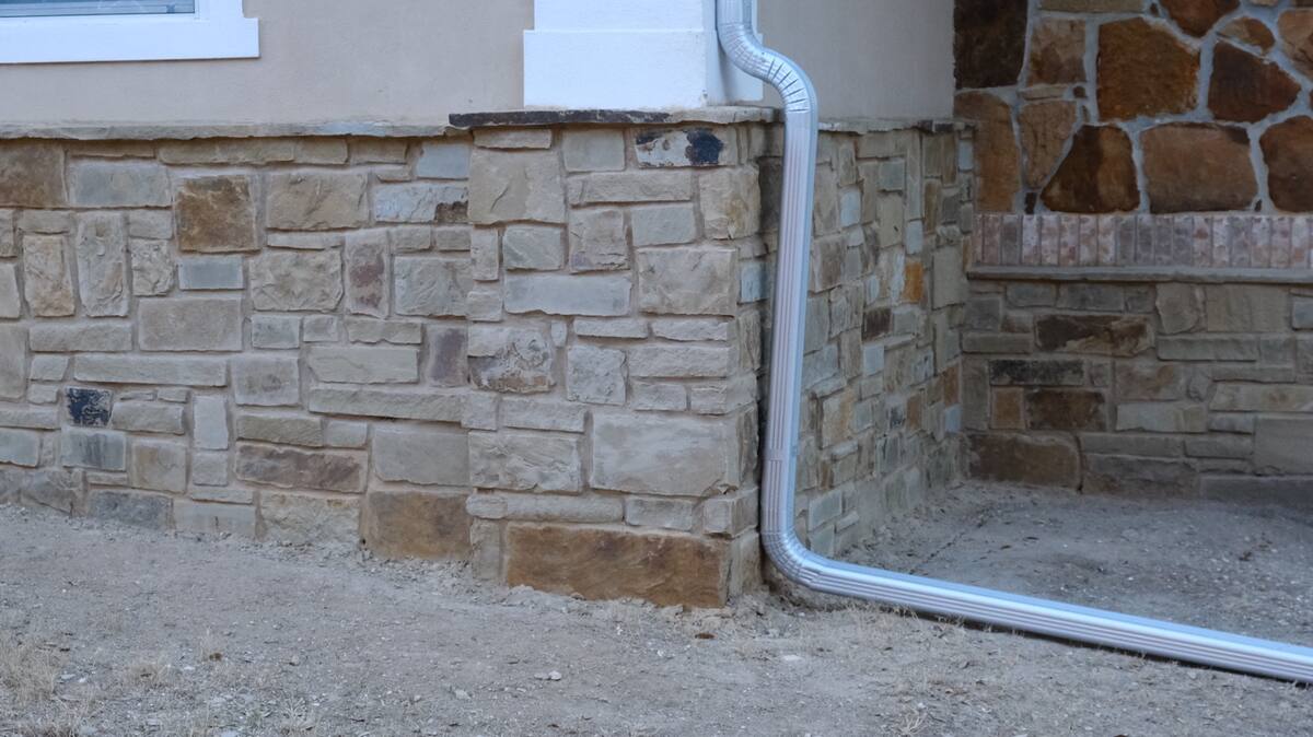 Limestone wall daytime